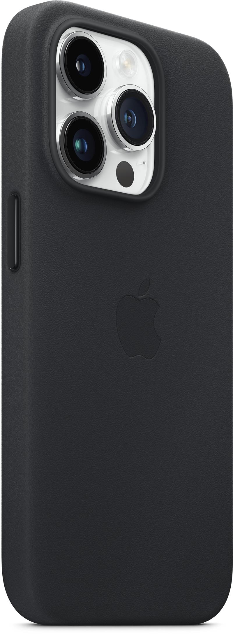 APPLE iPhone 14 Pro Leath Case MgS Midni