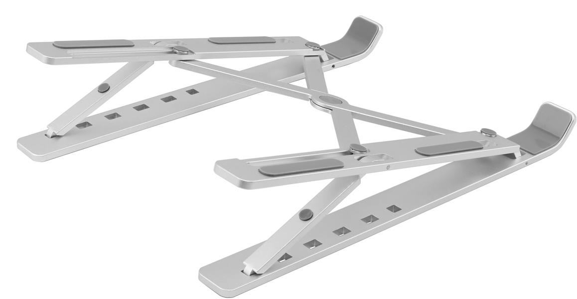 Mobilize Aluminium Laptop Stand up to 17 3 inch Silver