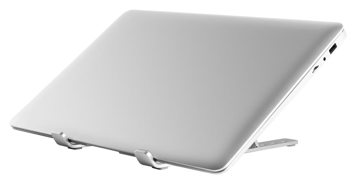 Mobilize Aluminium Laptop Stand up to 17 3 inch Silver