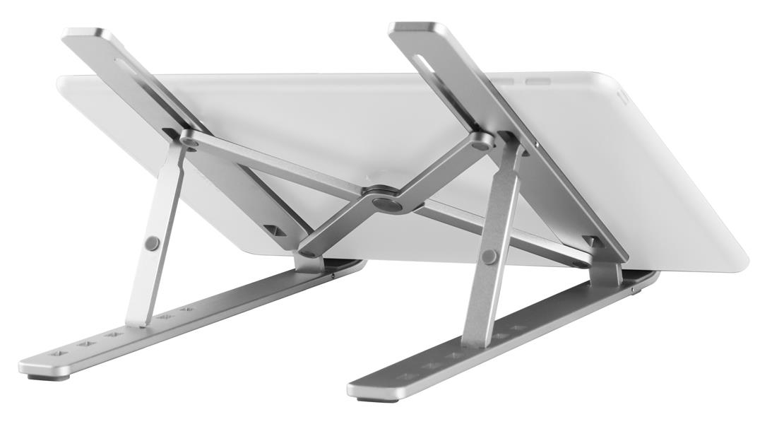 Mobilize Aluminium Laptop Stand up to 15 6 inch Silver