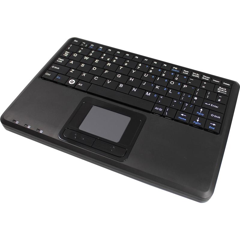 Perixx PERIBOARD-510 H PLUS US mini USB keyboard touchpad hub black