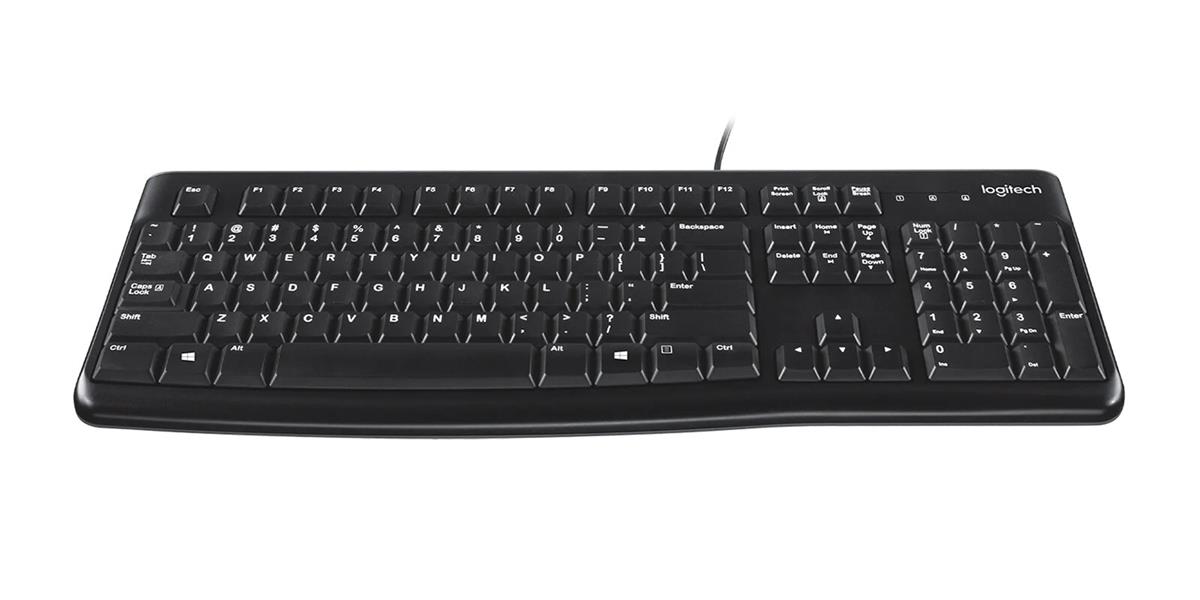 Logitech K120 toetsenbord USB AZERTY Frans Zwart