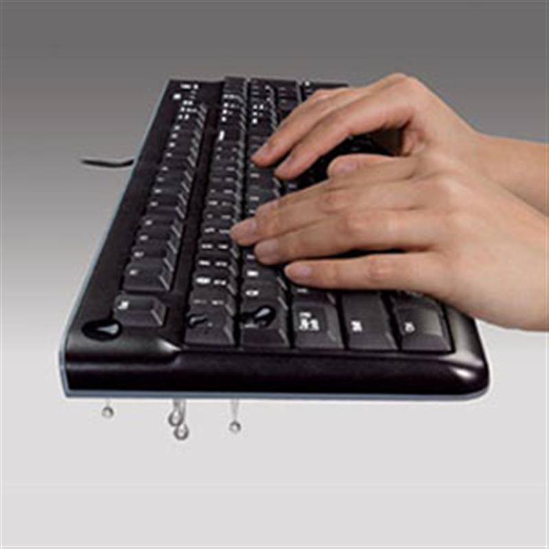 Logitech K120 toetsenbord USB AZERTY Belgisch Zwart