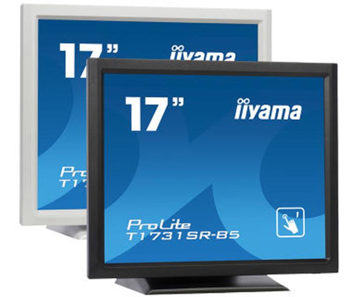 iiyama ProLite T1731SR-B5 touch screen-monitor 43,2 cm (17"") 1280 x 1024 Pixels Zwart Single-touch