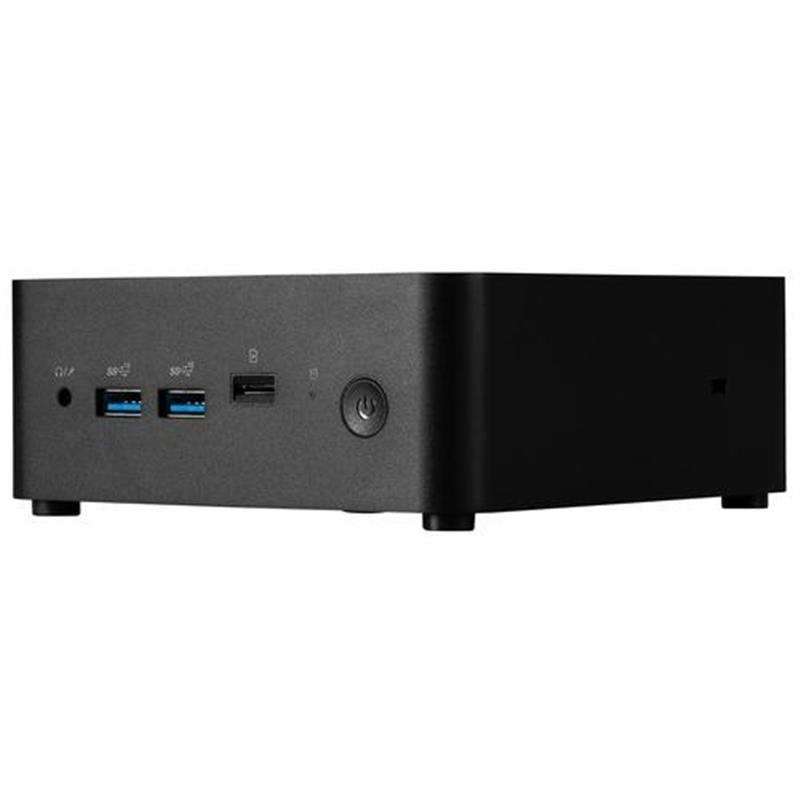 MSI Cubi NUC 1M-003EU Intel Core 3 100U 8 GB DDR5-SDRAM 512 GB SSD Windows 11 Pro Zwart