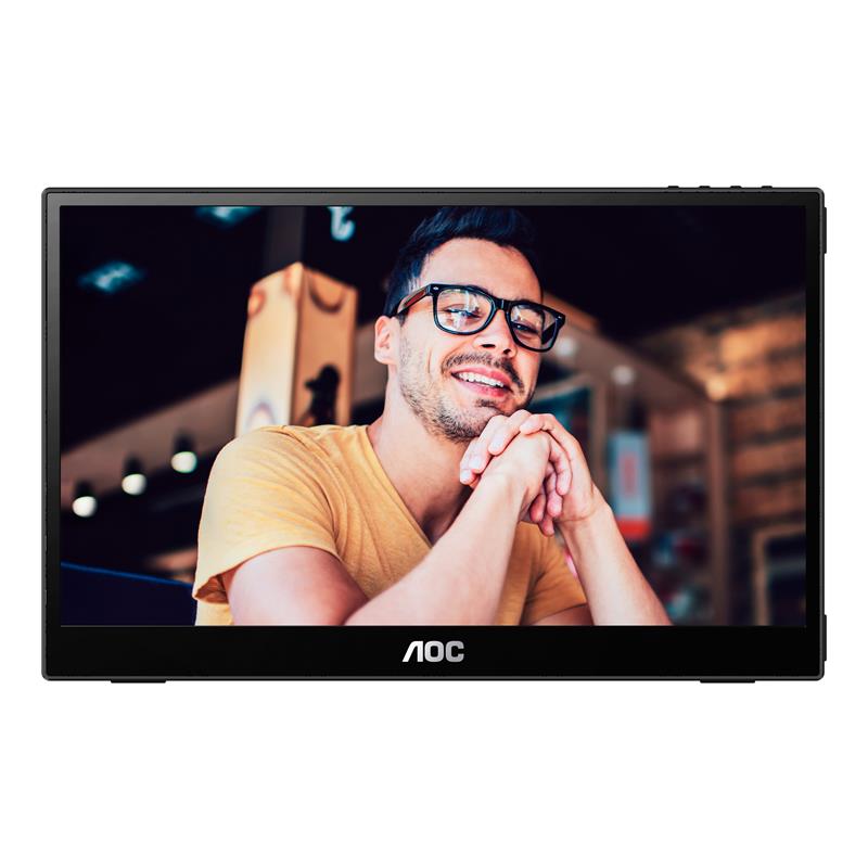 AOC T2 16T3EA computer monitor 39,6 cm (15.6"") 1920 x 1080 Pixels Full HD Zwart