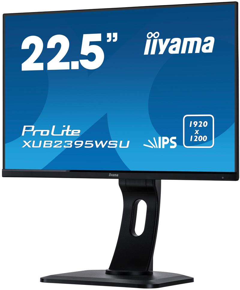 iiyama ProLite XUB2395WSU-B1 computer monitor 57,1 cm (22.5"") 1920 x 1200 Pixels WUXGA LED Flat Mat Zwart