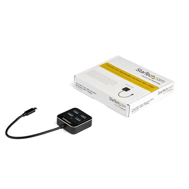 StarTech.com 4 poorts USB-C hub USB C naar USB 3.1 hub 10Gbps 4x USB-A