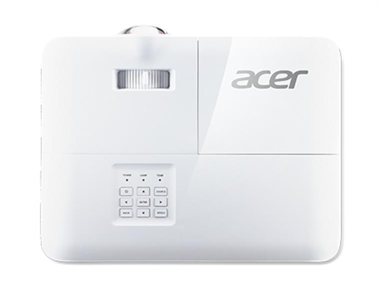 Acer S1386WH beamer/projector Projector met normale projectieafstand 3600 ANSI lumens DLP WXGA (1280x800) Wit