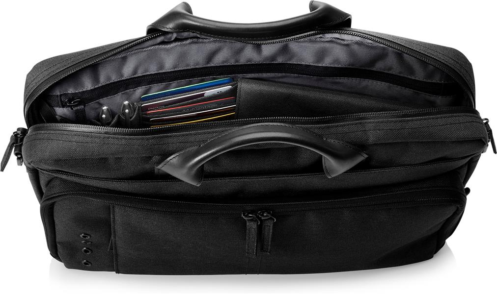 HP Power Ready 14.1 Elite Top Load notebooktas 35,6 cm (14"") Aktetas Zwart