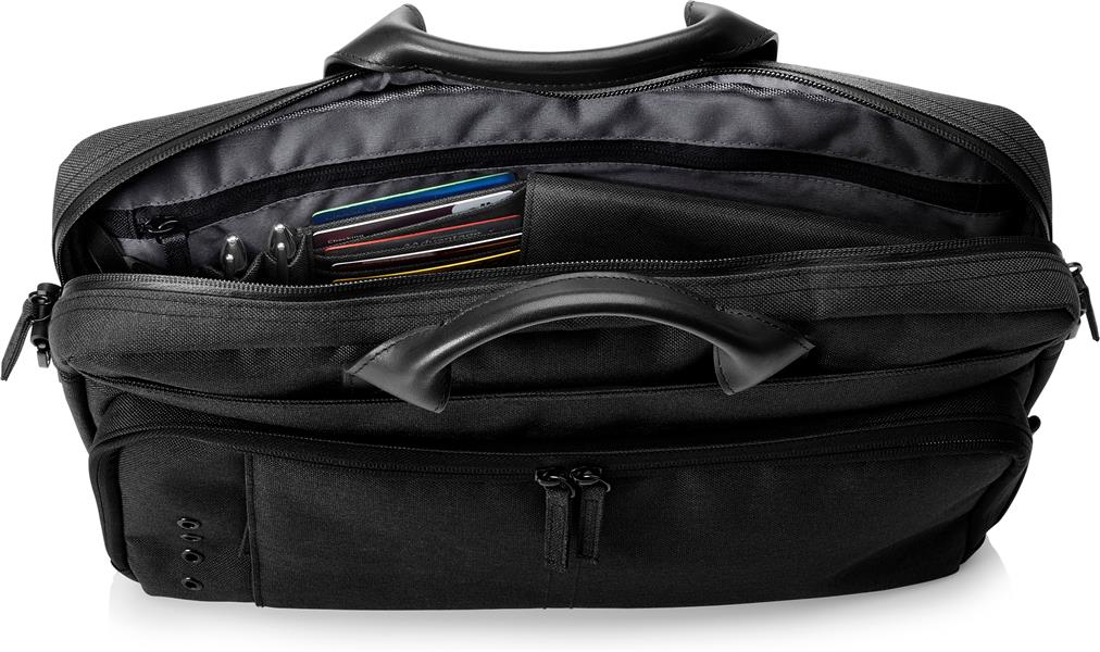 HP Power Ready 14.1 Elite Top Load notebooktas 35,6 cm (14"") Aktetas Zwart