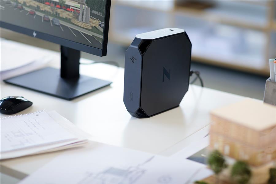 HP Z2 G4 Intel® 8ste generatie Core™ i7 i7-8700 16 GB DDR4-SDRAM 256 GB SSD Mini PC Zwart Workstation Windows 10 Pro