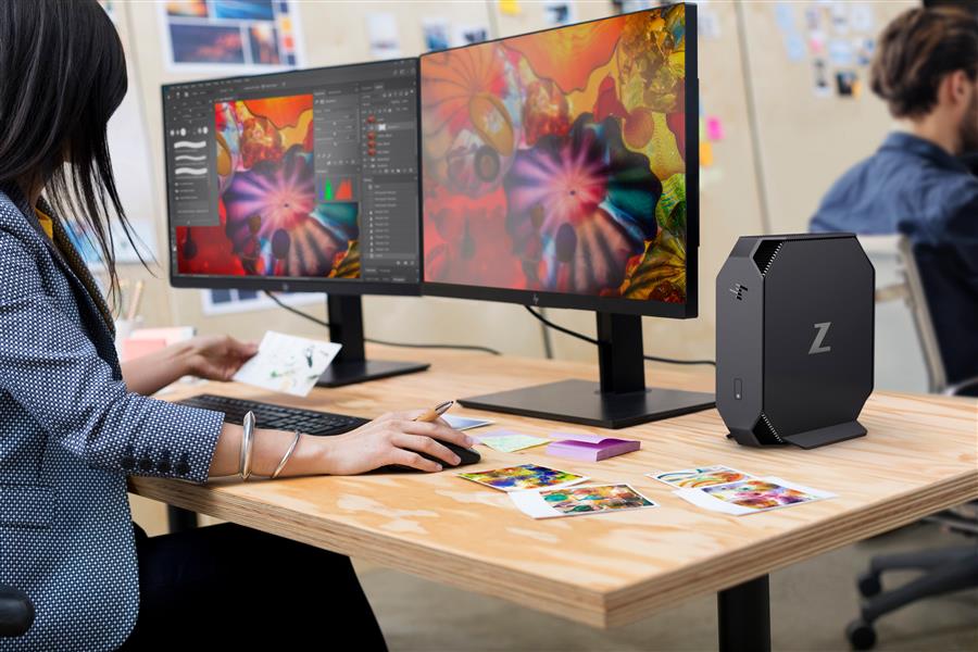 HP Z2 G4 Intel® 8ste generatie Core™ i7 i7-8700 16 GB DDR4-SDRAM 256 GB SSD Mini PC Zwart Workstation Windows 10 Pro