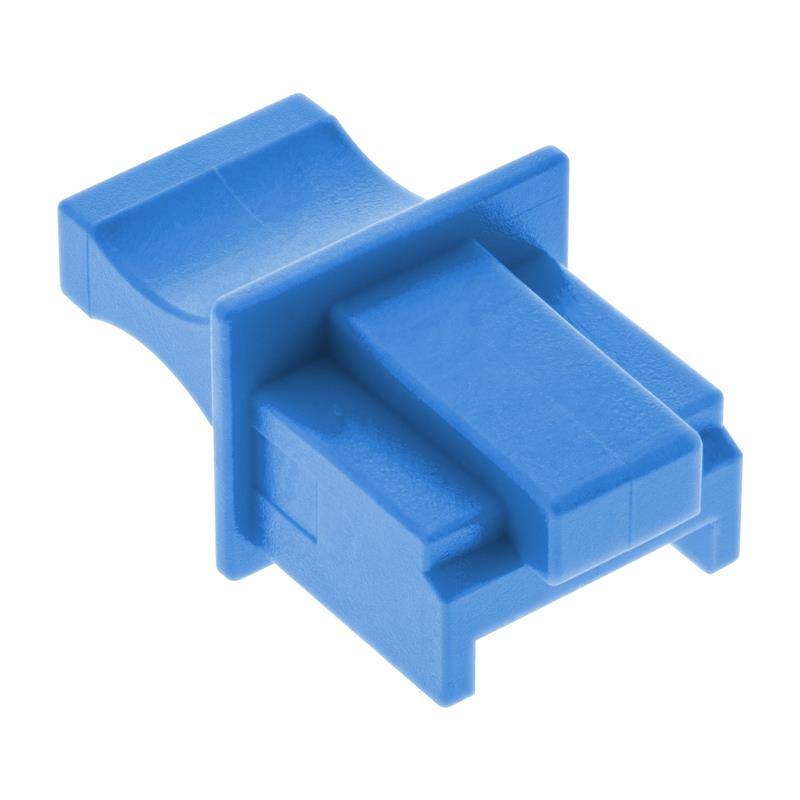 InLine Antistofcover voor RJ45 socket kleur: blauw 10 stks blister