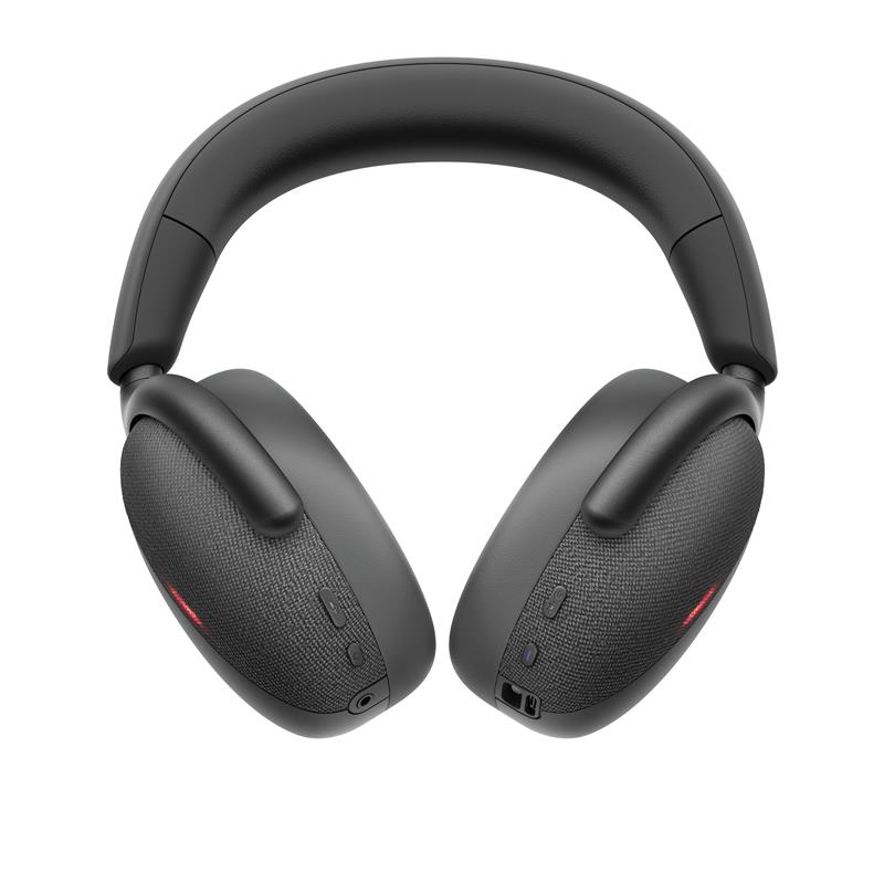 DELL WL7024 Headset Bedraad en draadloos Hoofdband Oproepen/muziek USB Type-C Bluetooth Zwart