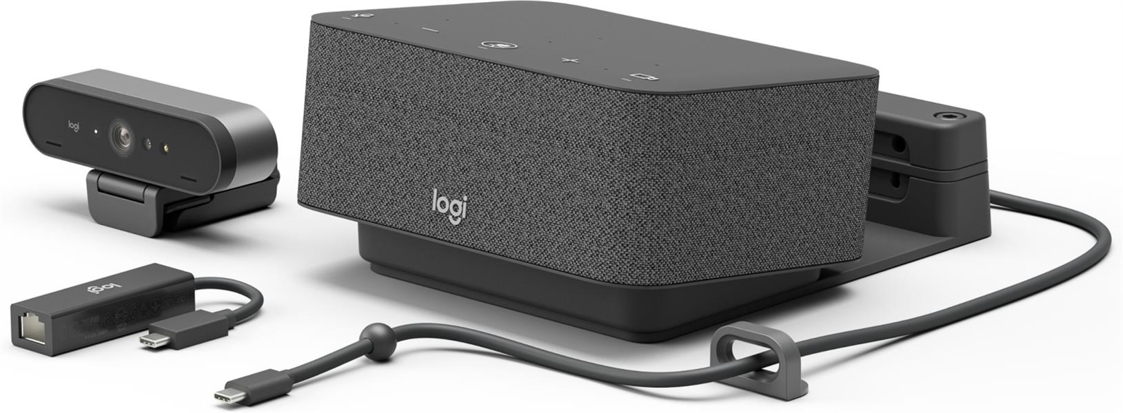 Logitech Logi Dock Focus Room kit Teams video conferencing systeem 1 persoon/personen Gepersonaliseerde videovergaderingssysteem