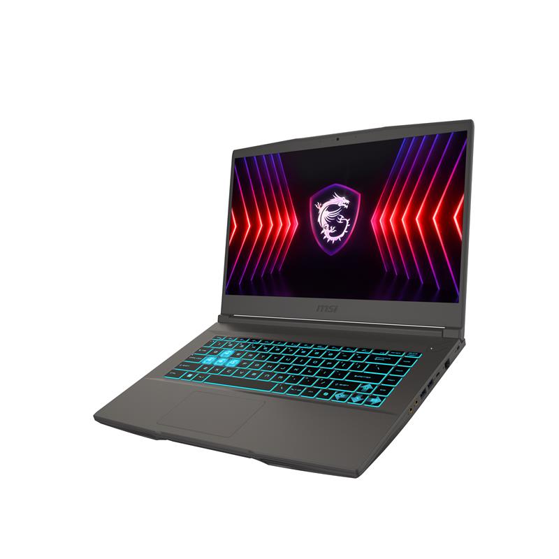 MSI Thin 15 B12UCX-1257NL Intel® Core™ i5 i5-12450H Laptop 39,6 cm (15.6"") Full HD 16 GB DDR4-SDRAM 512 GB SSD NVIDIA GeForce RTX 2050 Wi-Fi 6E (802.