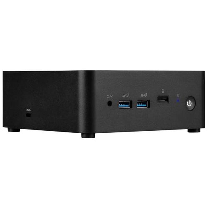 MSI Cubi NUC 1M-003EU Intel Core 3 100U 8 GB DDR5-SDRAM 512 GB SSD Windows 11 Pro Zwart