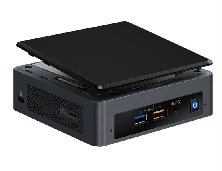 Intel NUC BOXNUC8I5BEK PC/workstation barebone i5-8259U 2,3 GHz UCFF Zwart BGA 1528