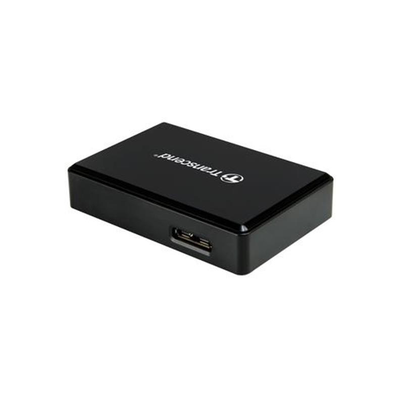 Transcend geheugenkaartlezer Micro-USB Zwart