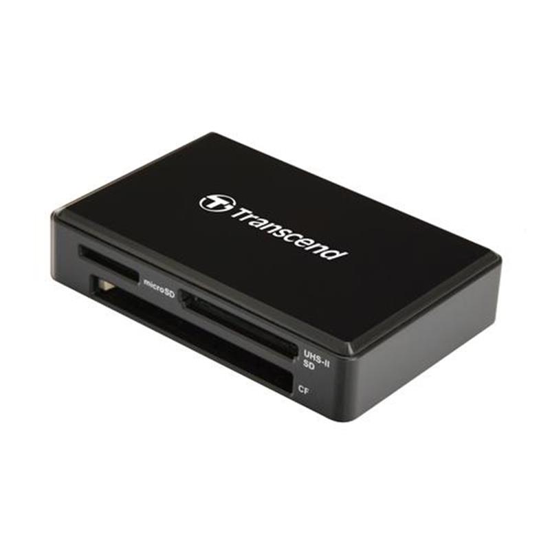 Transcend geheugenkaartlezer Micro-USB Zwart
