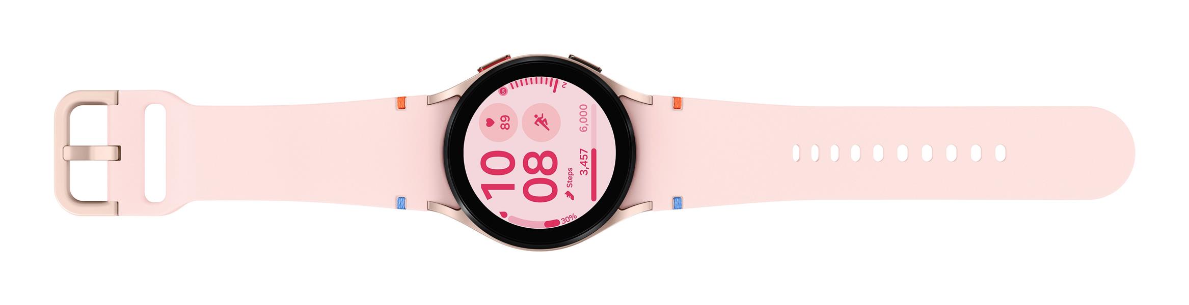 Samsung Galaxy Watch FE 3,05 cm (1.2"") AMOLED 40 mm Digitaal 396 x 396 Pixels Touchscreen Roze goud Wifi GPS