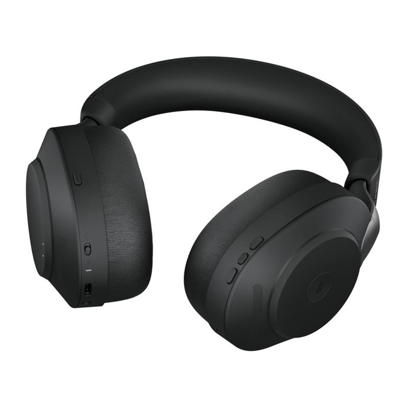 Jabra Evolve2 85, MS Stereo Headset Bedraad en draadloos Hoofdband Kantoor/callcenter USB Type-A Bluetooth Zwart