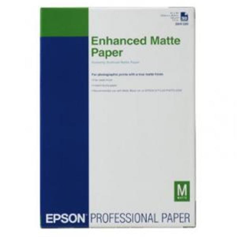 Epson Enhanced Matte Paper, DIN A3+, 192g/m², 100 Vel