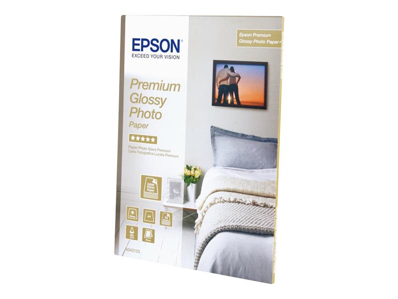 Epson Premium Glossy Photo Paper - A4 - 15 Vellen
