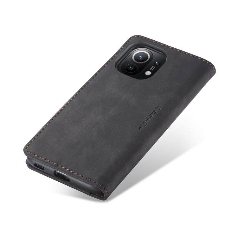 Caseme Case Xiaomi Mi 11 - Retro Wallet Case - Black