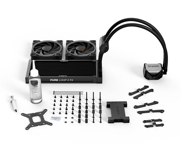 be quiet! Pure Loop 2 FX 240mm Processor Alles-in-één vloeistofkoeler 12 cm Zwart 1 stuk(s)