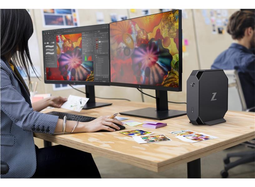 HP Z2 G4 + NVIDIA Quadro P1000 Intel® 8ste generatie Core™ i7 i7-8700 16 GB DDR4-SDRAM 256 GB SSD Zwart Mini PC Workstation