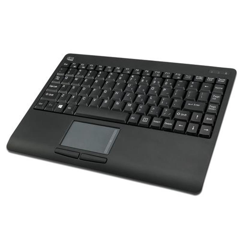 Adesso WKB-4110UB toetsenbord RF Draadloos QWERTY Amerikaans Engels Zwart