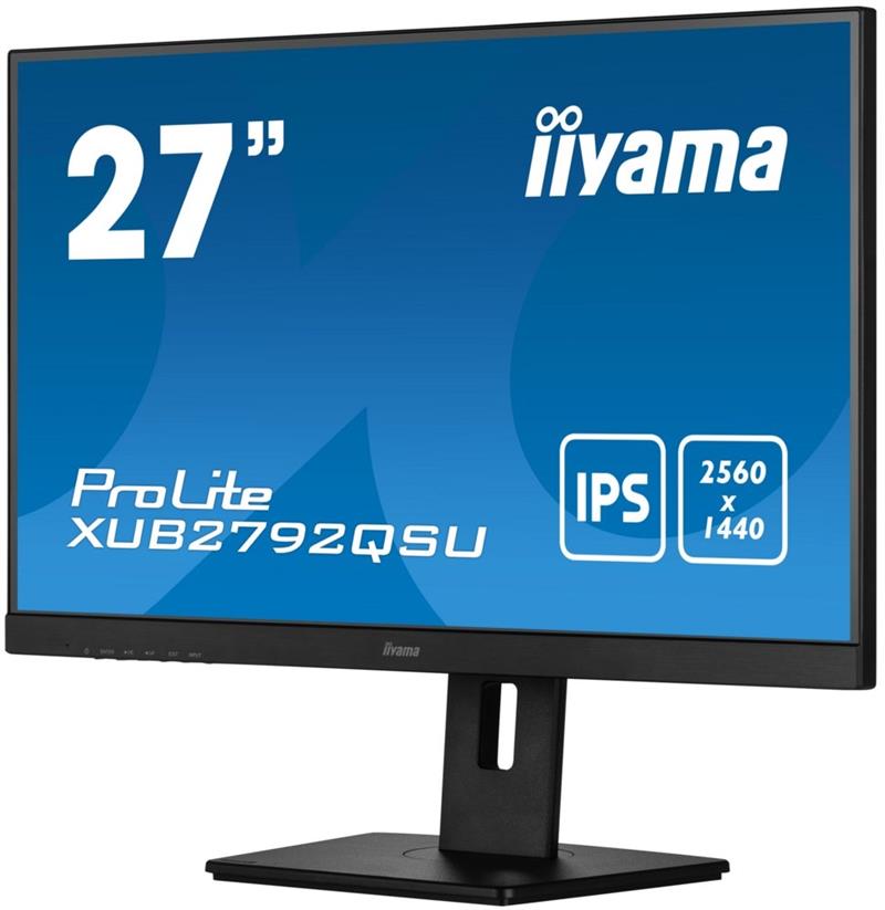 iiyama XUB2792QSU-B5 computer monitor 68,6 cm (27"") 2560 x 1440 Pixels Full HD LED Zwart