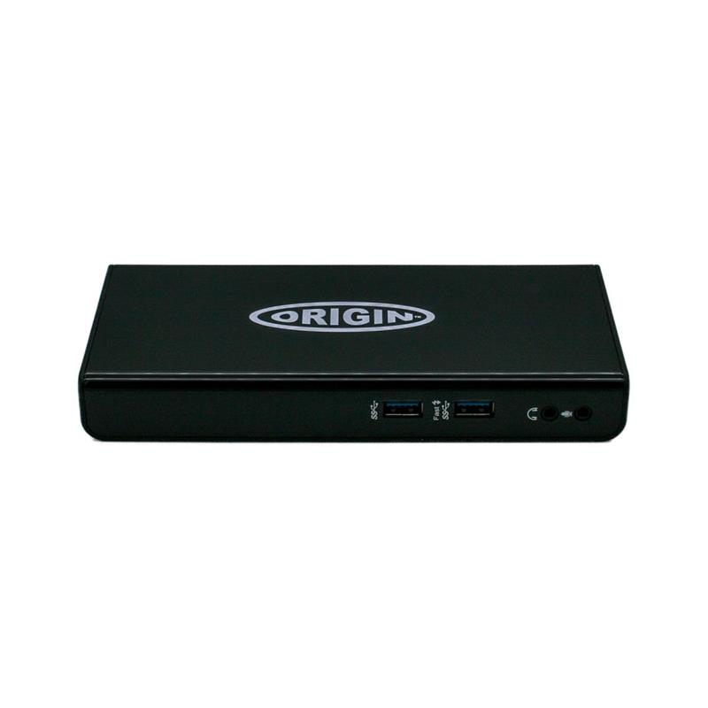 Origin Storage OSDOCK-USB3 notebook dock & poortreplicator Docking USB 3.2 Gen 1 (3.1 Gen 1) Type-A Zwart