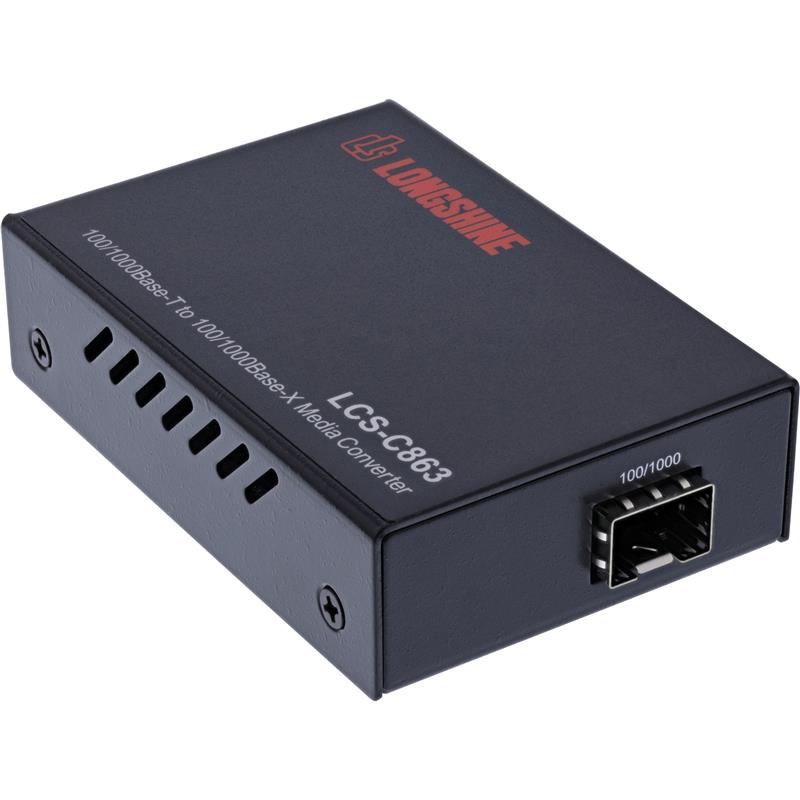 Longshine Gigabit Triple-Speed Media Converter LCS-C863