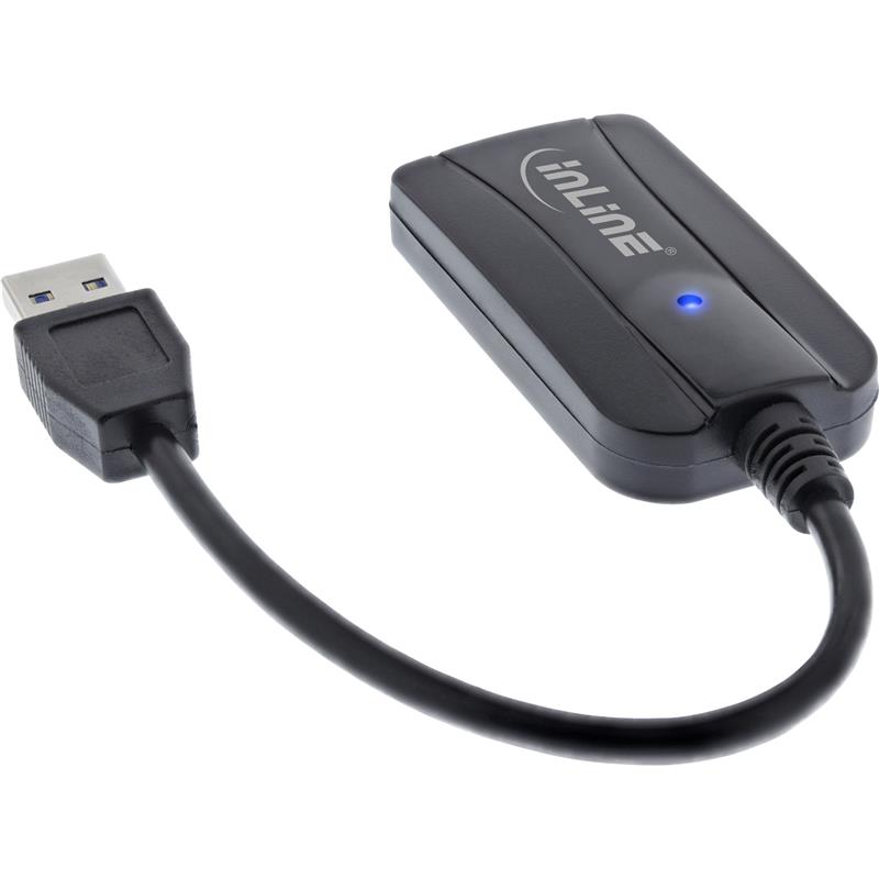 InLine Card reader USB 3 1 USB-A for SD SDHC SDXC microSD UHS-II compatible