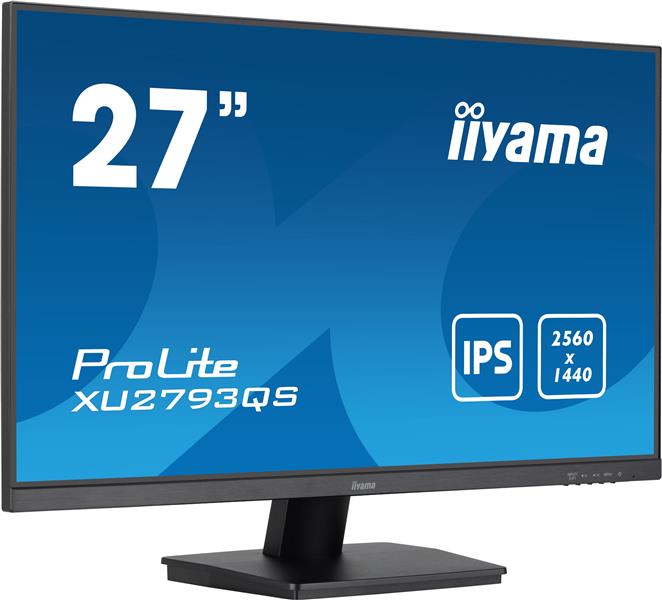 iiyama ProLite XU2793QS-B6 computer monitor 54,6 cm (21.5"") 2560 x 1440 Pixels Full HD LED Zwart