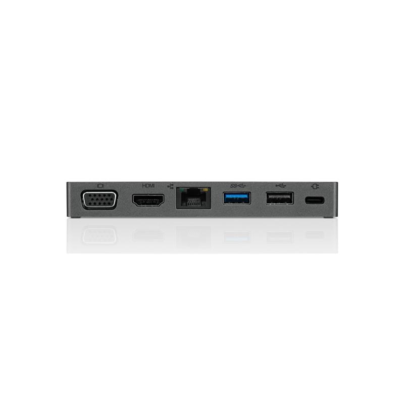 Lenovo 4X90S92381 notebook dock & poortreplicator Bedraad USB 3.2 Gen 1 (3.1 Gen 1) Type-C Grijs