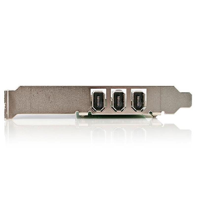 StarTech.com 4-poort PCI 1394a FireWire Adapter Kaart 3 Extern 1 Intern