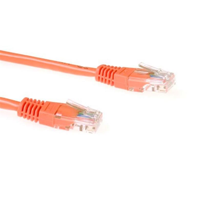 ACT IB1500 netwerkkabel Oranje 0,5 m Cat6