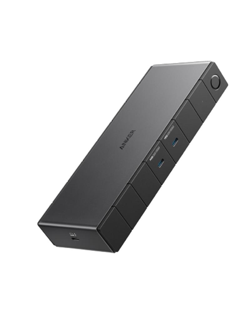 Anker A83A93A1 laptop dock & poortreplicator Bedraad Thunderbolt 4 Grijs