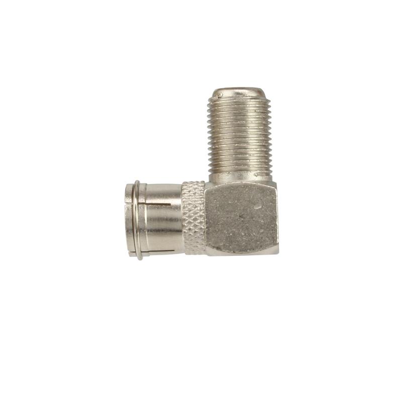 InLine Adapter F-Quick male SAT to F female SAT angled
