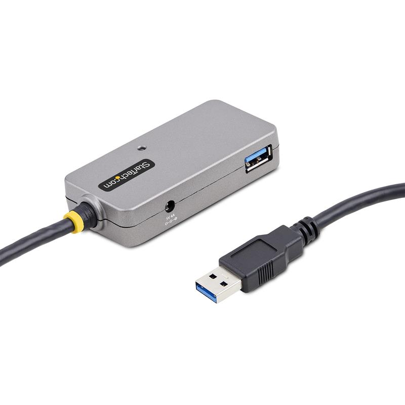 StarTech.com U01043-USB-EXTENDER interface hub USB 3.2 Gen 1 (3.1 Gen 1) Type-A 5000 Mbit/s Zwart, Zilver