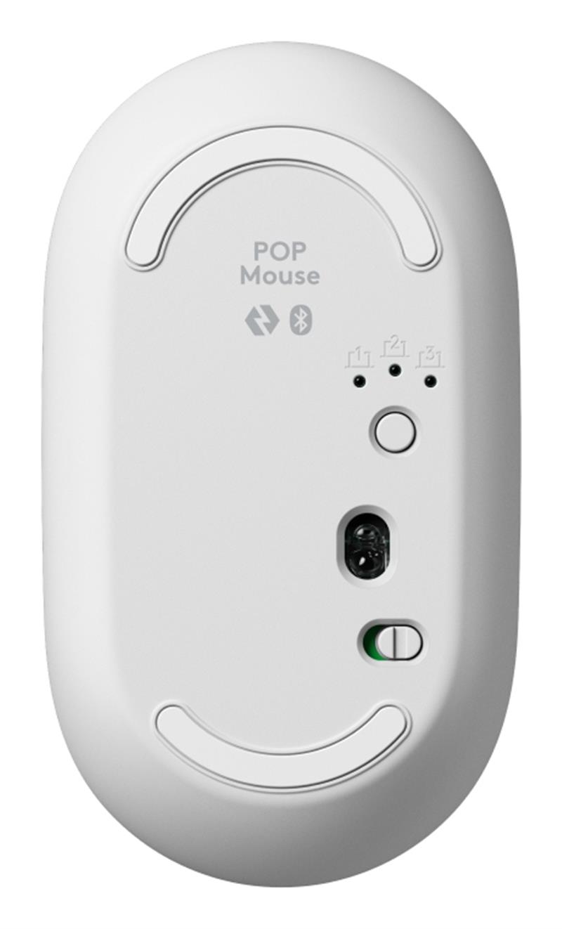 Logitech POP Icon Combo toetsenbord Inclusief muis Universeel Bluetooth QWERTZ Duits, US International Oranje, Wit