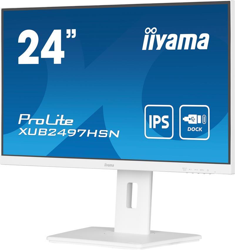 iiyama ProLite XUB2497HSN-W1 computer monitor 60,5 cm (23.8"") 1920 x 1080 Pixels Full HD LED Wit