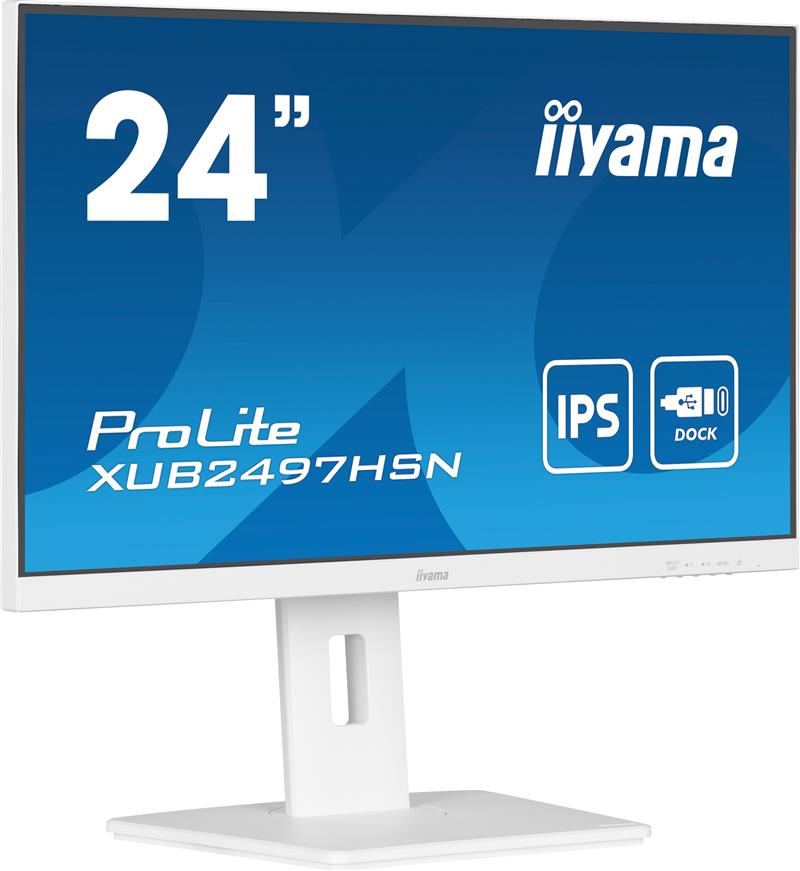 iiyama ProLite XUB2497HSN-W1 computer monitor 60,5 cm (23.8"") 1920 x 1080 Pixels Full HD LED Wit