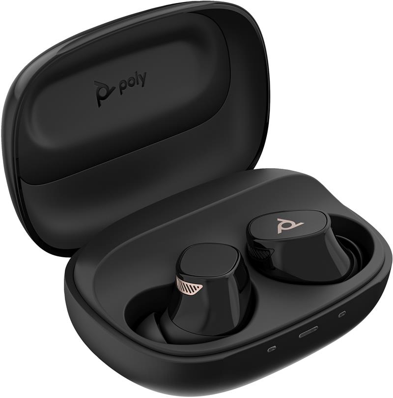 POLY Voyager Free 20 Black Earbuds +Basic Charge Case