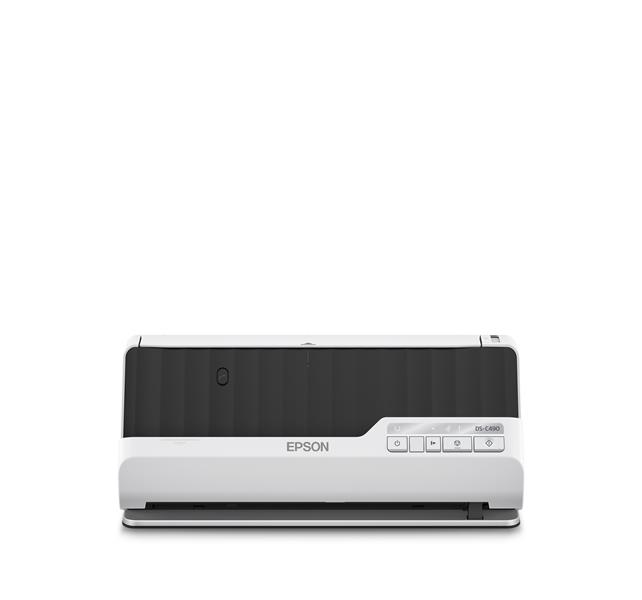 Epson DS-C490 Scanner met ADF + invoer voor losse vellen 600 x 600 DPI A4 Zwart, Wit
