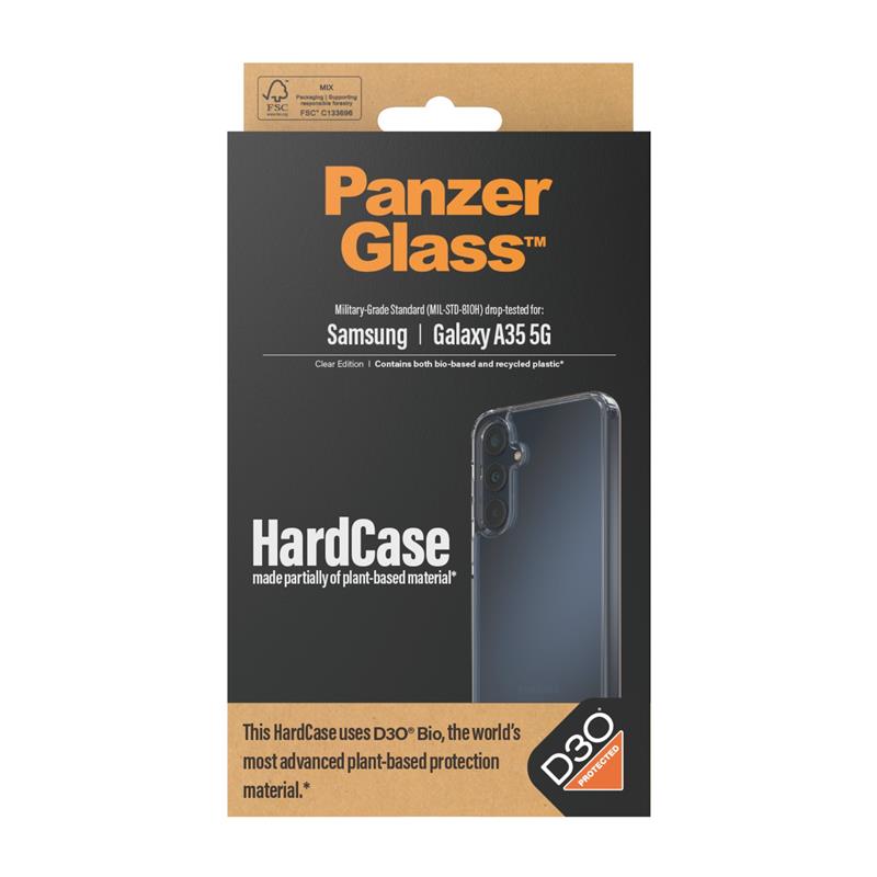 PanzerGlass HardCase with D3O Samsung New A34 5G mobiele telefoon behuizingen Hoes Transparant